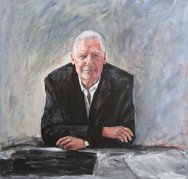 2010 Professor - Acryl op linnen 100 x 100 cm