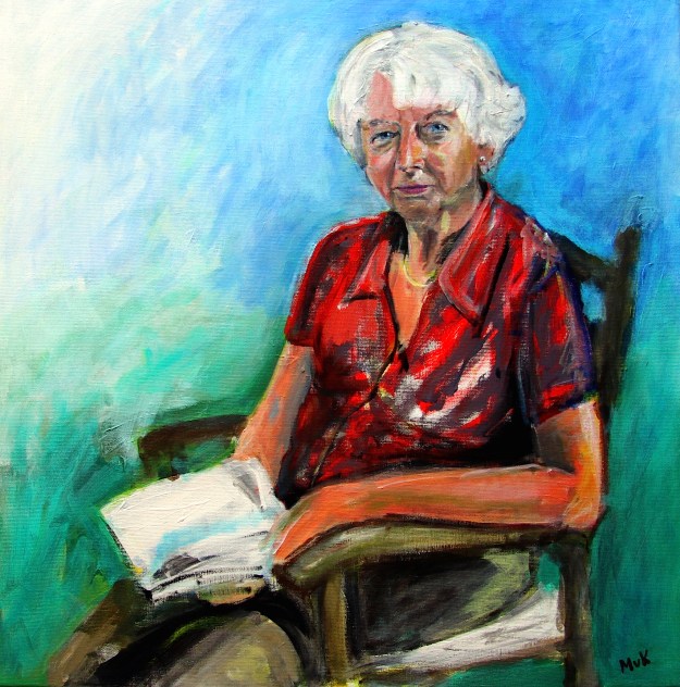 2012 Mijn Moeder - Acryl op katoen 70 x 70 cm